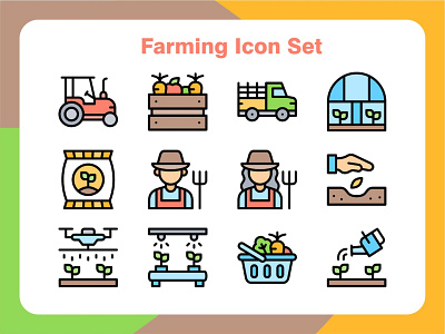 Farming Icon Set