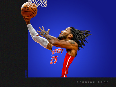 „COLOR BOUND“ Derrick Rose artwork basketballfanart customcardsfanart