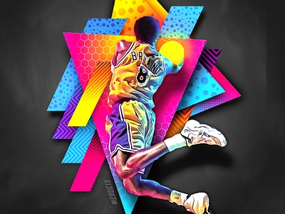 Kobe Pop Art Experiment basketballartwork nbadesign tradingcardsdesigns