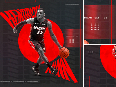 "MIAMI SQUAD" Kendrick Nunn Artwork kendricknunn miamiheatartwork miamiheatdesign miamiheatdesigner miamiheatfans miamiheatnation nbanews sportsposterdesign