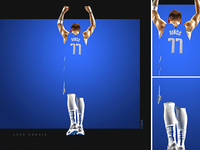 „COLOR BOUND“ Luka Doncic artwork