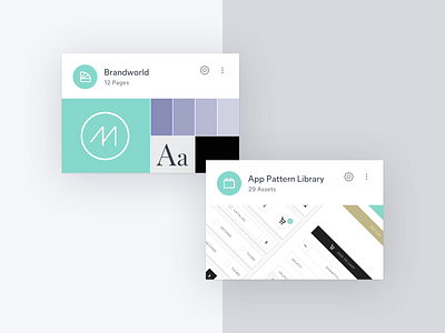 Dashboard Cards branding product design ui