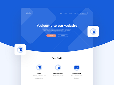 Landing Pages UI Exploration creative design dribbble landing page landing page design landingpage minimal ui ux web website