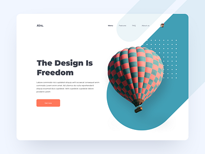 Freedom UI Exploration Landing Page by Darma Bayu on Dribbble