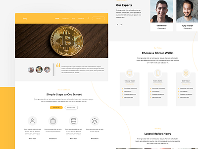 UI Exploration Web Design Bitcoin bitcoin creative design dribbble minimal ui ux web website