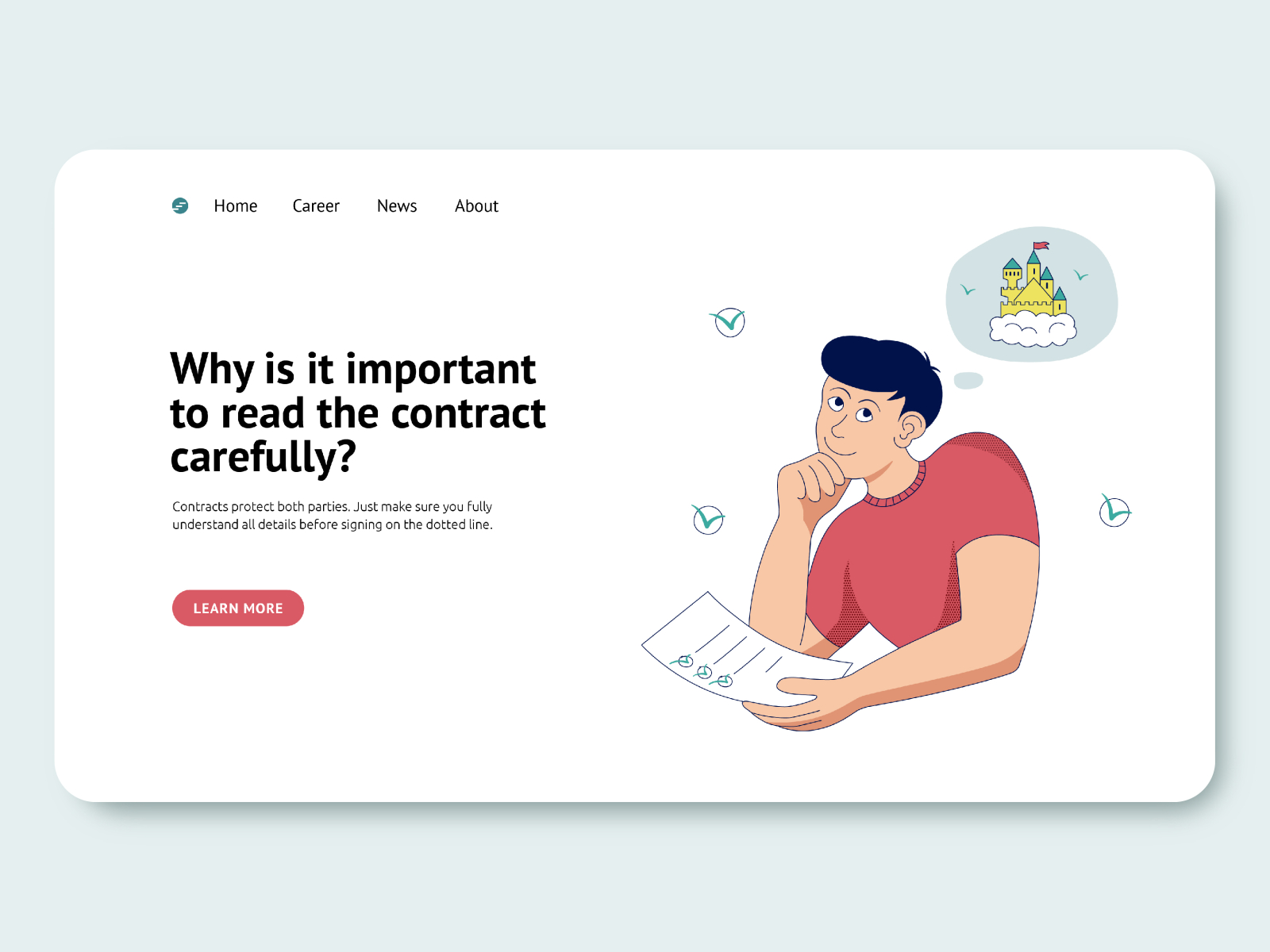 Read your contract carefully by Anna Halb on Dribbble