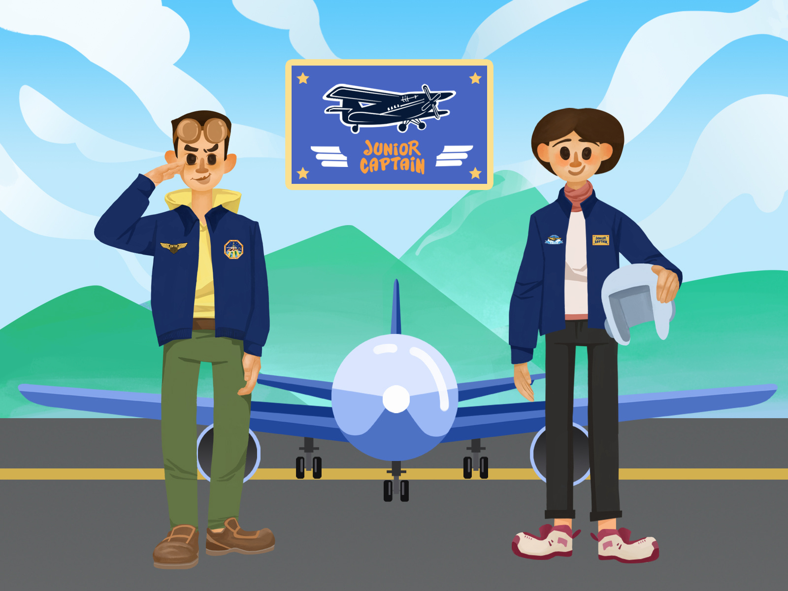 JUNIOR CAPTAIN by klaus on Dribbble