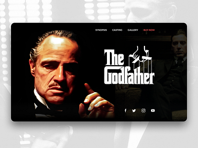 The Godfather - Website Concept design godfather ui uidesign uiux ux ux design web webdesign website