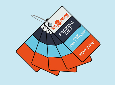 Ski club Promo branding illustration logo vector