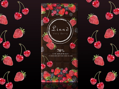 Very Berry Chocolate Redesign candy chocolate dribbble dribbbleweeklywarmup package design redesign weekly challenge weekly warm-up