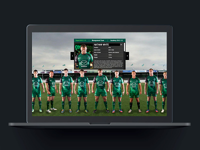 Connacht Rugby parallax webdesign wordpress