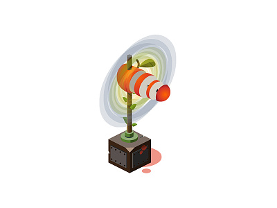 Isometric Letter O 36daysoftype 36daysoftype07 alphabet apple cut design fan game icon illustration isometric letter machine nature robot typo typography ui vector