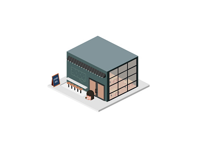 Support More architecture bakery building character city coffee shop icon illustration isometric isometric art isometric design isometric icons isometric illustration map restaurant shop small business store support vector