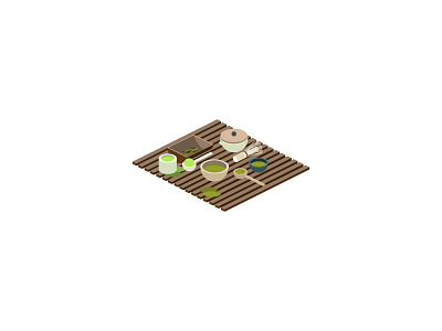 🍵Isometric Japanese Matcha Tea Icons 3d brewing drink icons food and drink green tea healthy icon icon design icon set illustration isometric isometric art isometric design isometric icons isometric illustration japan japanese matcha tea vector