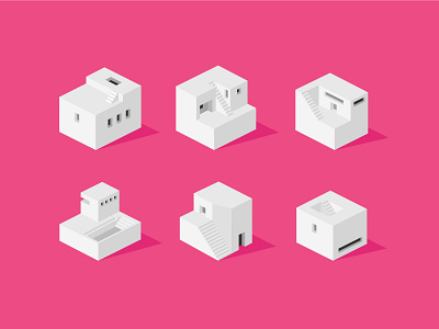 Isometric Abstract Buildings