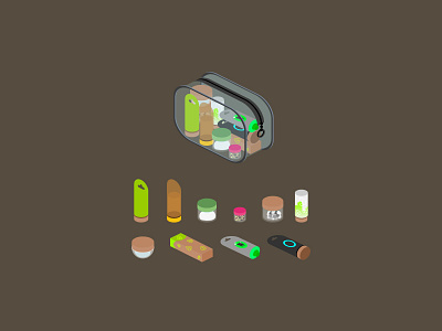 ✔️✈️ Isometric TSA friendly bag 2d 3d airport bag business environment icon icon set illustration isometric lotion recycle security sustainability toothpaste travel travel size tsa ui vector