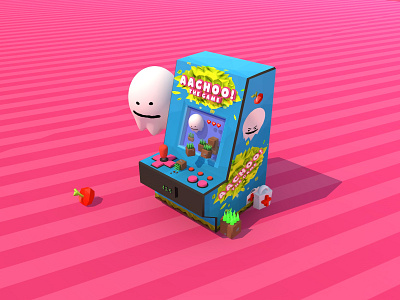 Aa-choo! the Game 🕹️ 3d arcade c4d candy character design dribbble game ghost illustration isometric logo low poly mario metaverse old play pop vintage weekly warmup