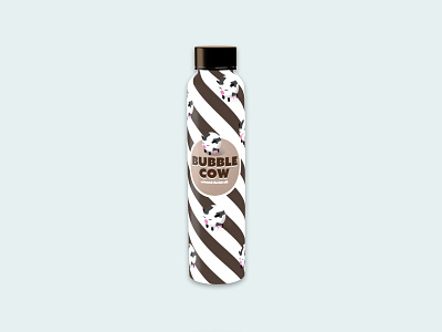 "Bubble Cow" - Packaging Design bottle branding chocolate cow design dribbble graphic design icon illustration isometric label logo milk package packaging pattern product soda typography warm up