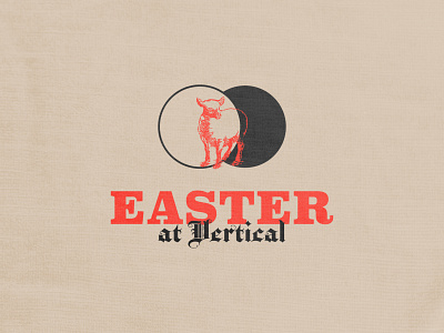 Easter at Vertical branding church easter lamb slide tomb