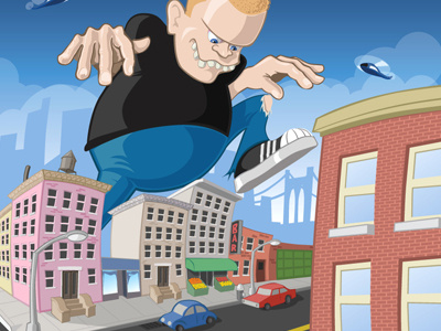 Little Giant illustration vector hellgateindustries.com