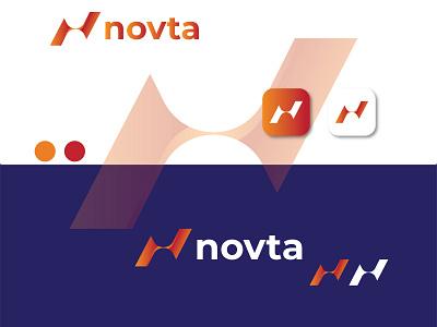 Modern N letter logo design