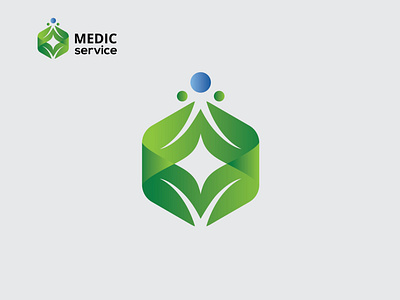 Abstract logo mark, Medical logo