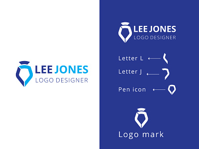 LJ logo, Letter logo