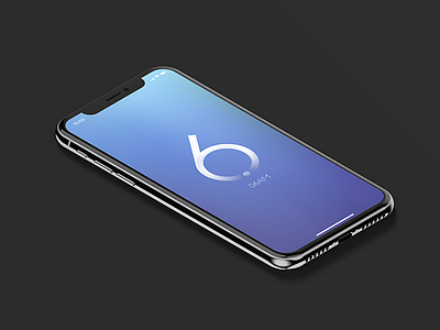 06am logo on iPhone X branding design graphicdesign iphone x logo logo design mockup vector