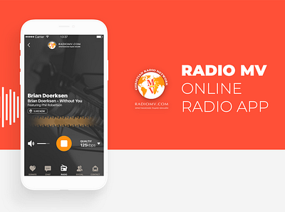 Radio MV - Online Radio App app design app inspiration design inspiration mobile app product design ui ui design ux ux design