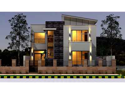 Just for Practise 3dsmax autocad design exterior design modeling photoshop rendering residential vray