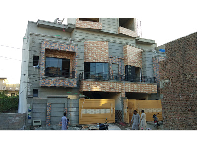 Afzal's House Exterior Design construction