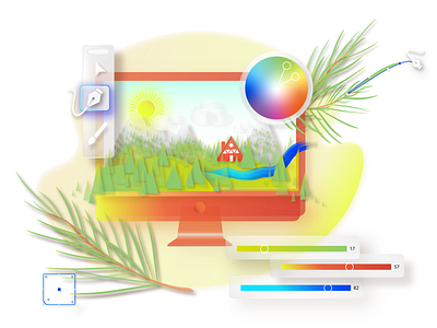The Art of Adobe adobe design graphic design illustration vector