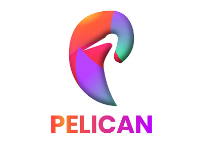 Pelican branding design identity logo minimal vector