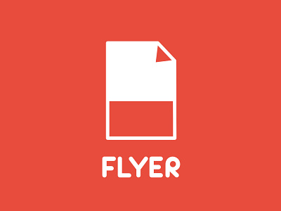 Flyer design design flat flyer design minimal vector