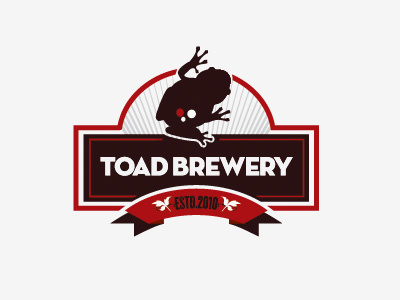 Toad Brewery Identity doncaster identity logo toad brewery