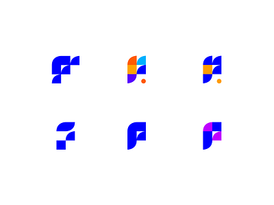 Variations for the letter F - logo exploration exercise by Eszter Ny ...