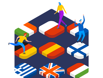 Countries character country drawing eu euro europe germany great britain hungary illustration jumping man men people running select selector spain uk woman