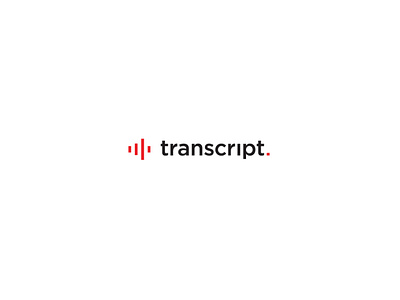 Transcript Logo Concept