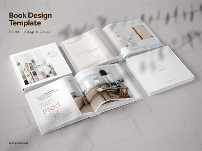Coffee Table Book Interior Design, Coffee Table Book Layout Template