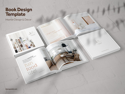 Coffee Table Book Template for InDesign by StockInDesign on Dribbble