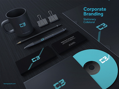 Corporate Branding | Stationery Collateral brand branding branding design branding layout branding mockup branding template corporate corporate brand design graphic design indesign items layout print design stationery template