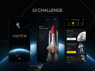 UI Challenge - 1 (Viagem Espacial)