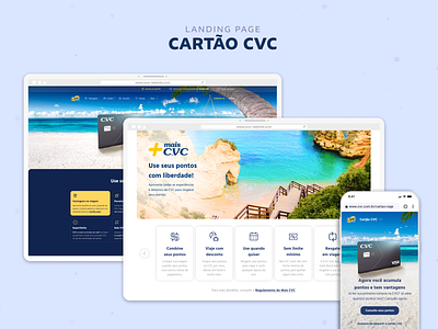 Landing page - Cartão CVC card cvc design landing page site ui ux web