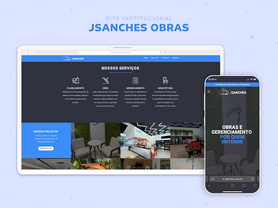 Site institucional - JSanches branding design minimal site site institucional ui ux uxui website