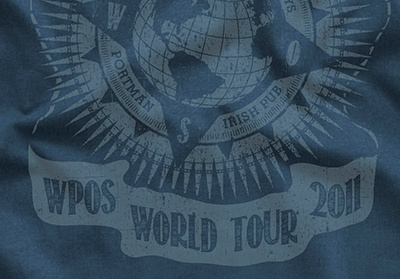 WPOS Shirt band banner compass design directions earth sunburst t shirt textured