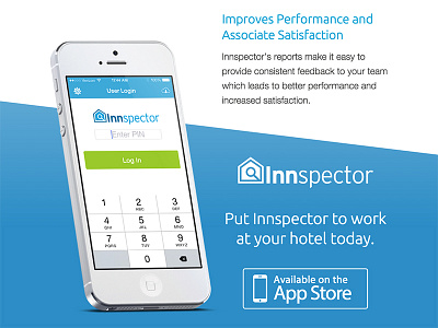 InnSpector Website animation app hotel housekeeping ios ipad iphone responsive website