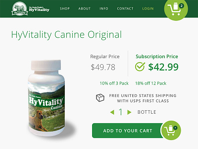HyVitality E-Commerce Website