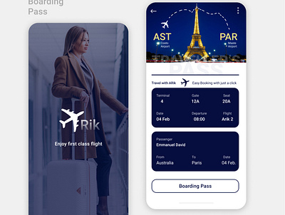 Boarding pass dailyui design figma figmadesign interaction design interface ui ui ux uidesign ux