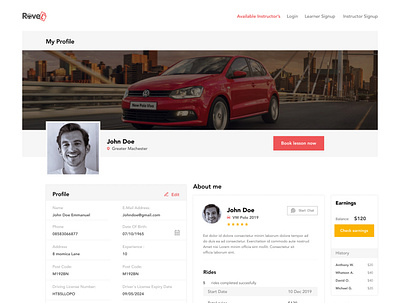 Profile page dailyui design figma interaction design interface profile ui