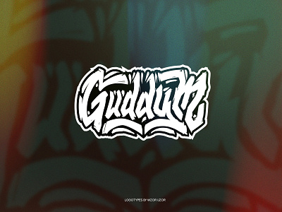 Lettering logotype Guddym